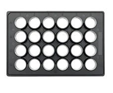 德國(guó)艾本德(Eppendorf)Cell Imaging Plates，帶板蓋，黑色底透，平底無菌、無熱原,無RNase和DNase,無人類和細(xì)菌DNA。無細(xì)胞毒素,24孔細(xì)胞成像培養(yǎng)板,25μm薄膜